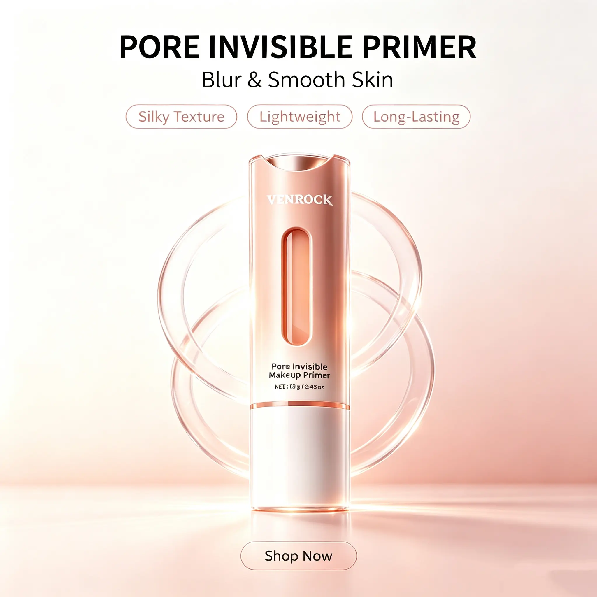 Lightweight Pore Blurring Primer Smooth Rough Skin Texture Long Wear Makeup Base