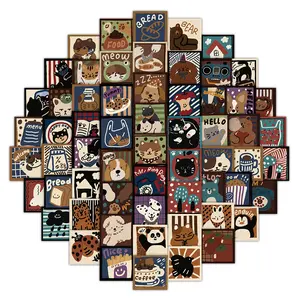 72pcs Cute Cartoon Hand Drawn Series Stickers, Suitable for Faith Based Designs Such As Scrapbooks, Diaries, Laptops, Water Bottles, Cars, Etc., As Gifts with Positive Information, Multipurpose Car Decal