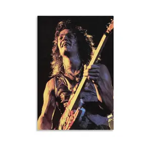 Eddie Van Halen Poster Picture Canvas Wall Art Print Home Room Decor