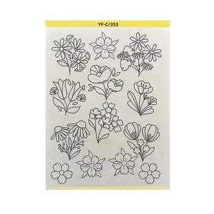 Pre-Drawn Tattoo Transfer Paper Roll, Pre-Drawn Patterned Tattoo Stencil Sheet, Easy Application Modern Temporary Tattoos, Ideal for DIY Body Art