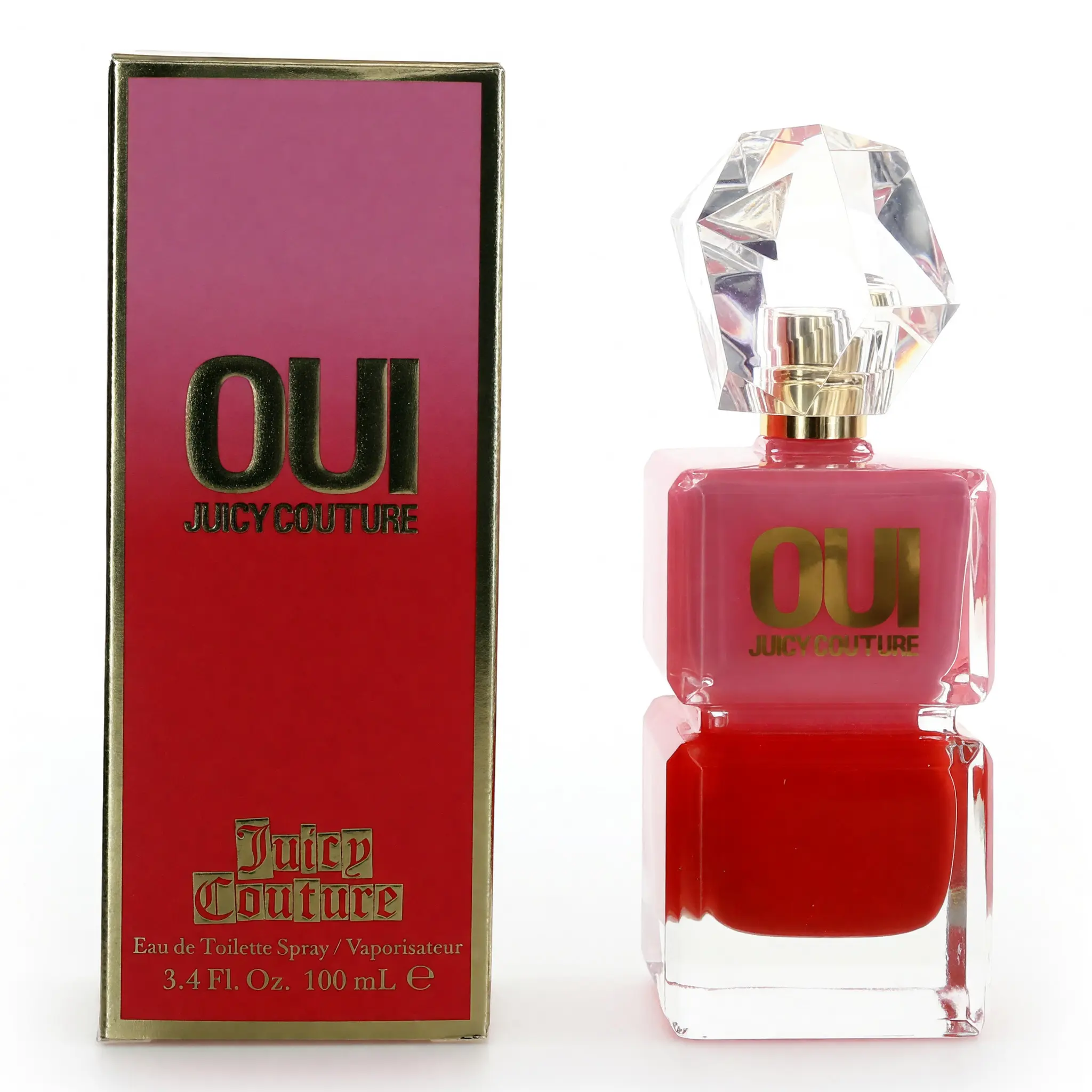 Women's Oui by Juicy Couture 3.4 fl oz EDT Spray - Floral, Fruity Scent with Honeysuckle, Acai Berry, Jasmine, Musk, Watermelon, Wood Notes, 3 To 3.9 Fl Oz