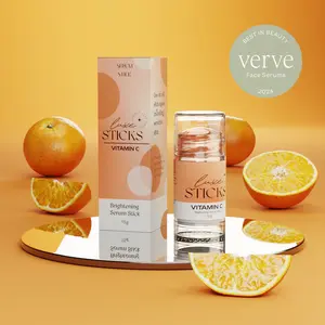Brightening Serum Stick with 20% Vitamin C & Vitamin A - Firming Face Balm for Pigmentation & Radiant Glow, For All Skin Types & Evening Use