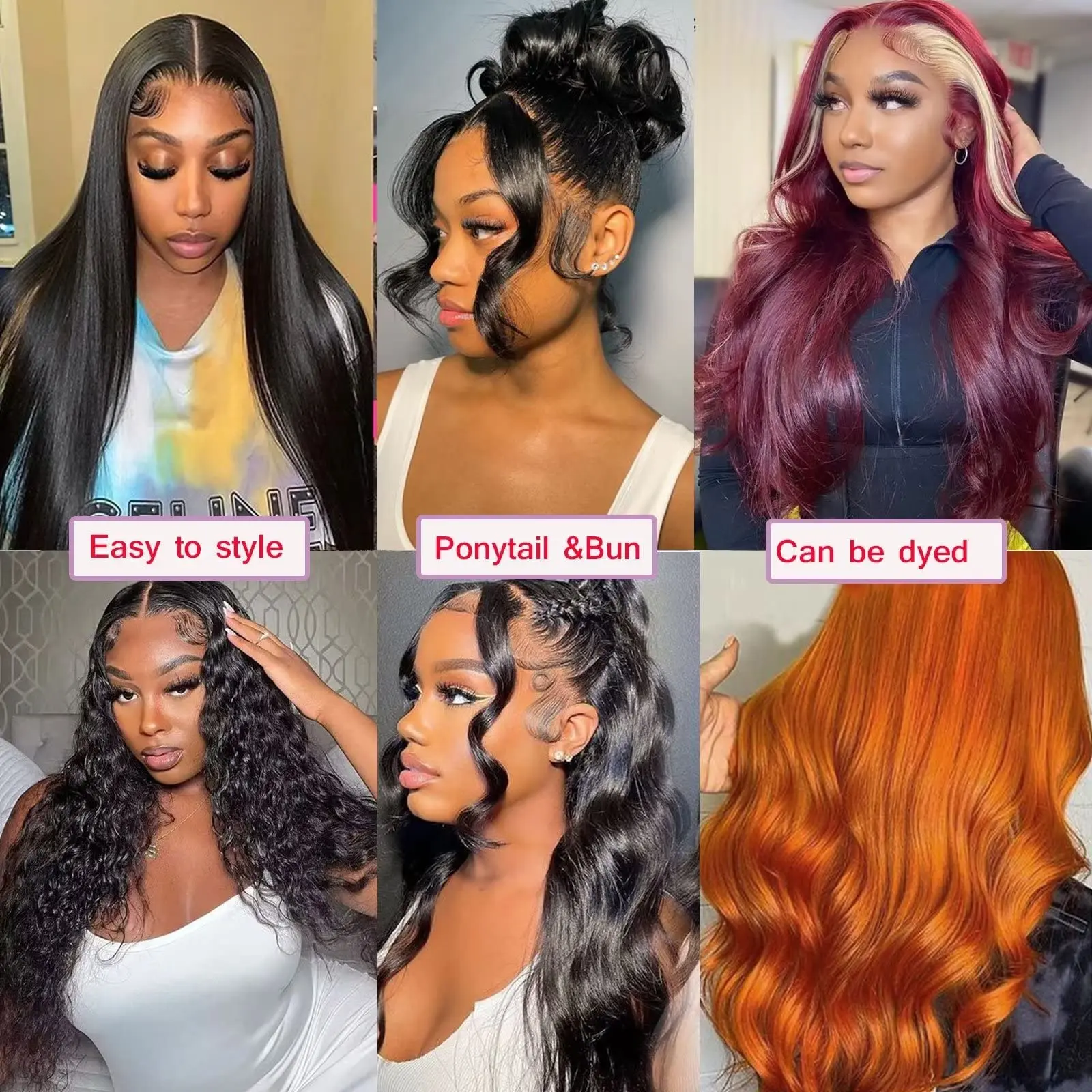 Lemoda 250% Density SKINLIKE Real HD Lace Wigs Full 13x6 