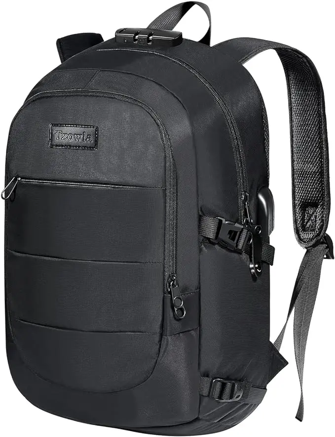 Tzowla 35 Liter Anti Theft with USB Charging Port Laptop Backpack