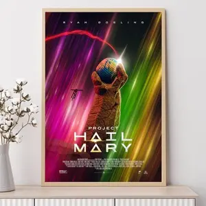 [Sale Up To 50%][No frame, Free Ship] Project Hail Mary (2026)--Movie Poster, Art Prints, Home Decor,Wall Art