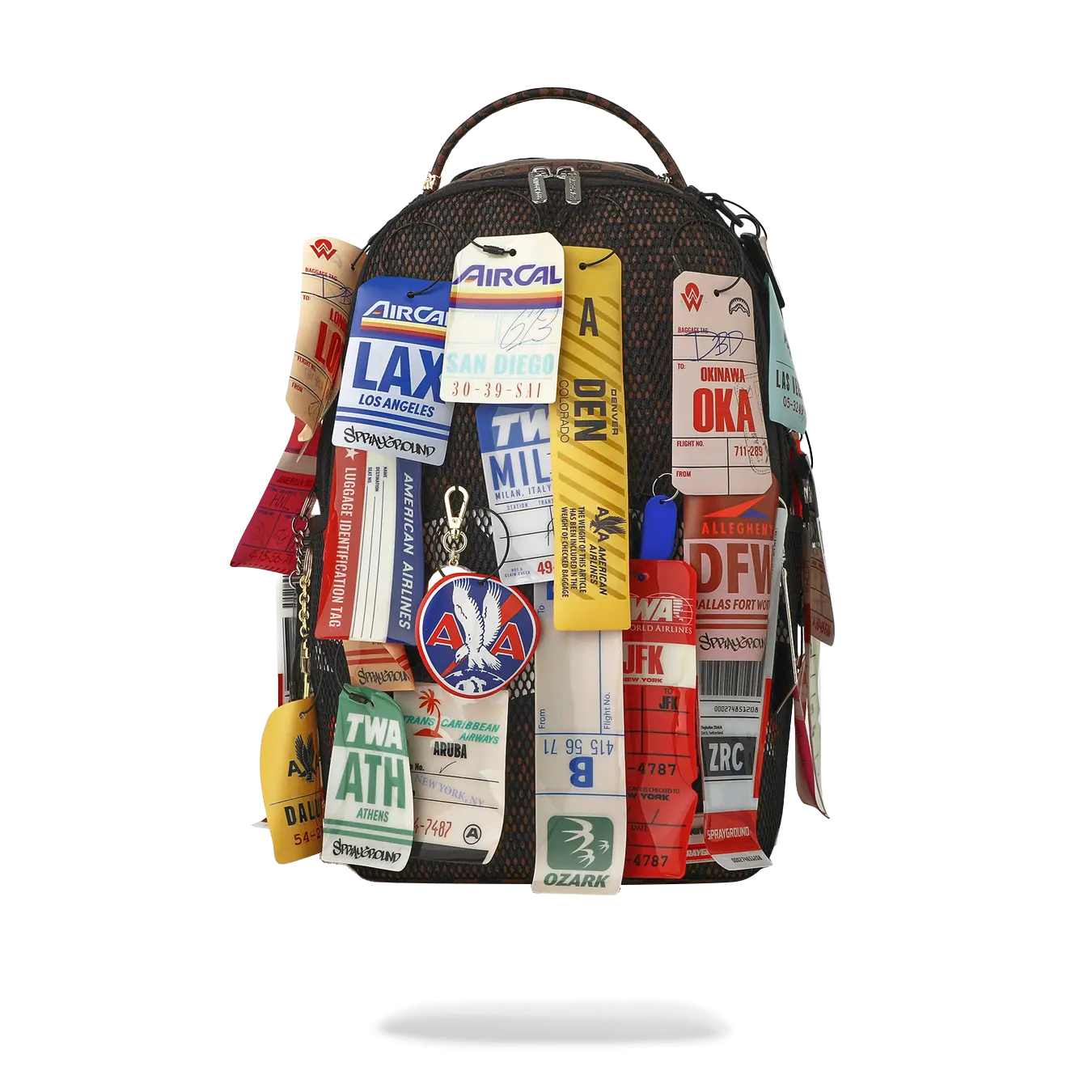 AMERICAN AIRLINES 100 YRS - TAGS ON TAGS BACKPACK
