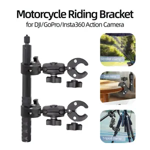 Tripod Selfie Stick for DJI Pocket3/4/Action6/5Pro/4/3/360/Nano or Insta360 X5/4/3/2/Ace Pro2/1/Go3/3S/Ultra or Go Pro, Perfect for Holiday Travel, Outdoor Sports Events and Ideal Gift, 360° Omnidirectional Gimbal | 1/4 Interface | Wide Compatibility