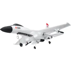 【FathersDayGift】VEVOR RC Airplanes, 2.4GHz 4-Channel Remote Control Fighter Aircraft with 6-Axis Gyro Stabilizer, Ready-to-Fly RC Glider Toy with 2 Batteries, Easy-to-Fly for Beginners (Adults & Kids)