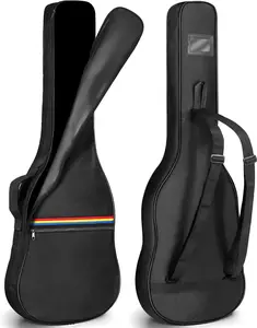 Guitar Dust Cover Bag Electric - Electric Gig Bag Soft Case for Electric Guitars Black No Padding CY0308