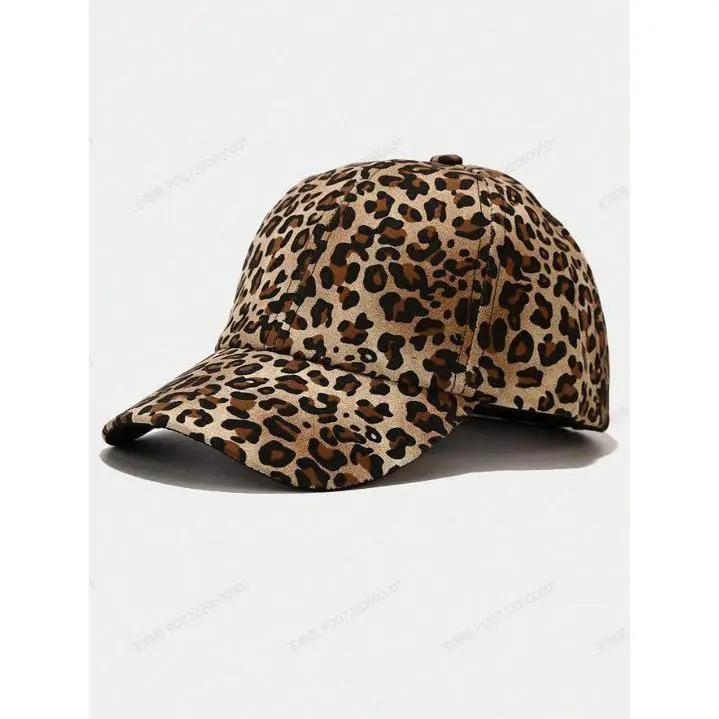 DealsForYouDays Women's Leopard Baseball Cap Summer Casual Hat, Suitable for Going Out, Hang Out, Party, Streetwear