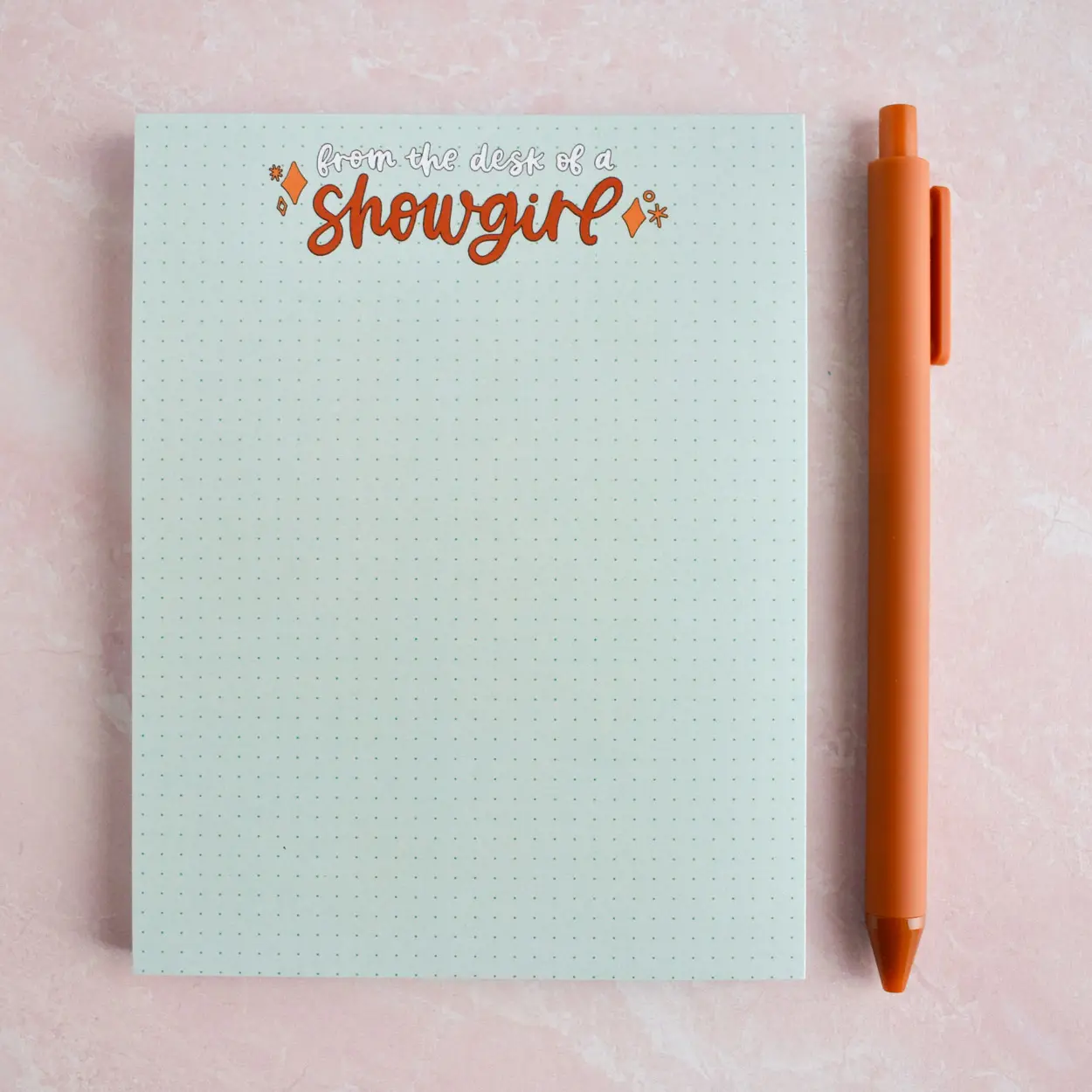 From The Desk Of A Showgirl Notepad
