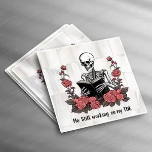 Kat's Bookish Kreations Sticker - Me still working on my TBR