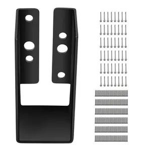 VEVOR Concealed Joist Hanger,  , 2"x4" Outdoor Accent Concealed-Flange, Pack of 24 Concealed Joist Bracket, Q235 Steel Plate Powder-Coated Concealed Face Mount Joist Hanger Inner 40x91 mm for Beam Swing