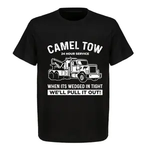 Camel Towing Shirt Tow Truck Adult Humor Camel Towing T-Shirt