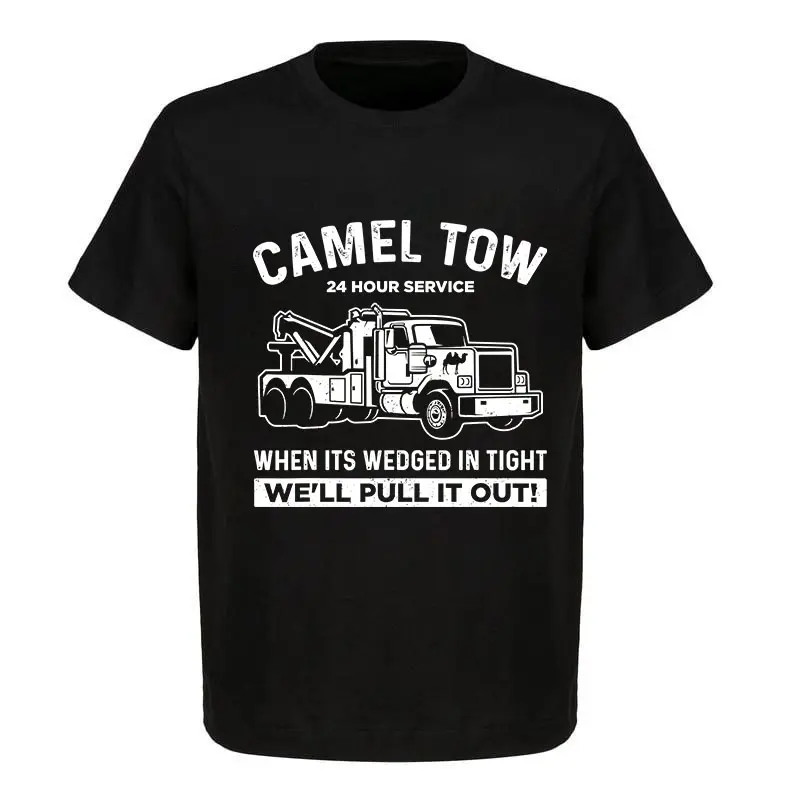 Camel Towing Shirt Tow Truck Adult Humor Camel Towing T-Shirt