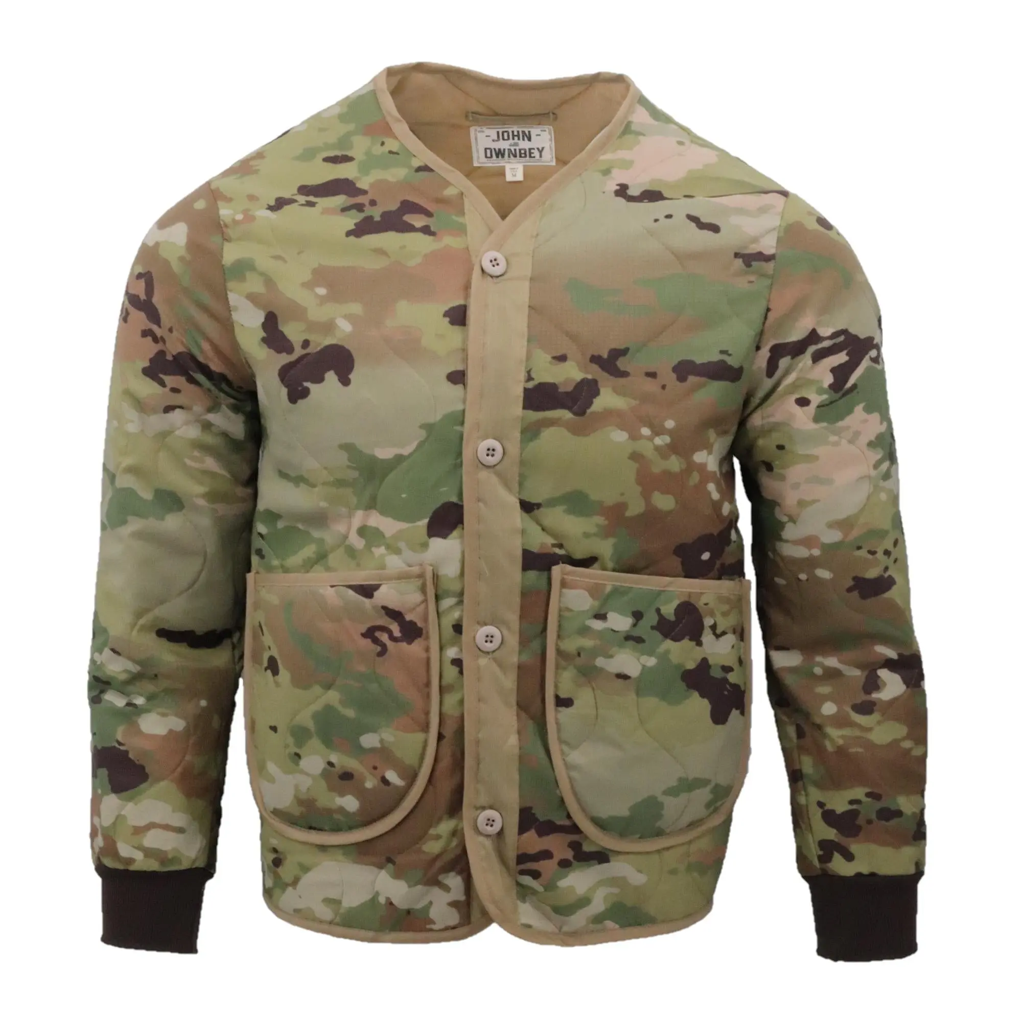 Woobie Jacket - Camouflage Design, Long Sleeve, Button-Up Front, Front Pocket, Suitable for Men, Coats & Tops