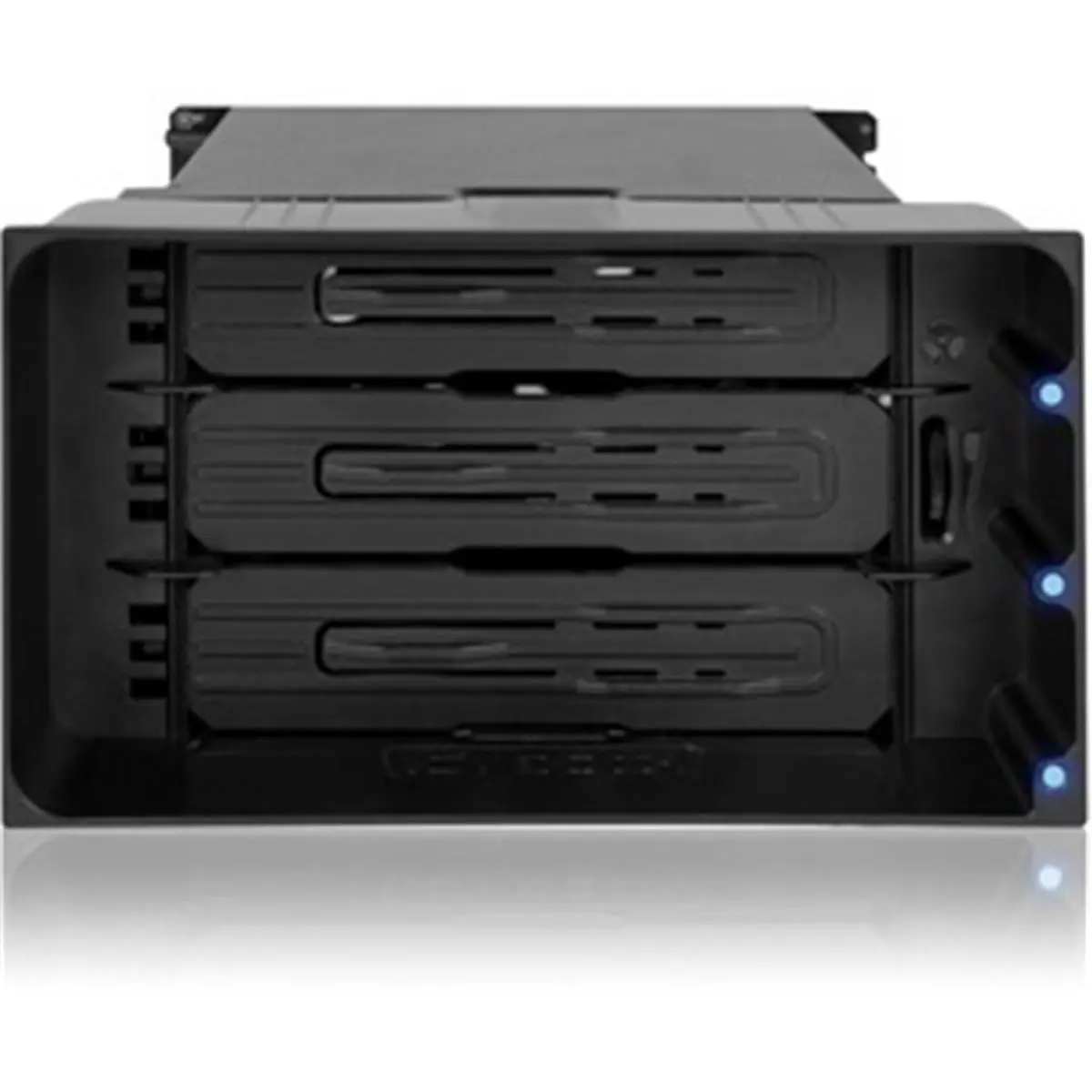 Icy Dock FlexiDOCK Internal HDD Docking Enclosure - 5.25 in, Serial ATA-600 Host Interface, Black Metal, 16.05 lbs, HDD Dust Cover, Improved Airflow, Built-In Security, Better Compatibility, Ideal for Computer Forensic Specialists