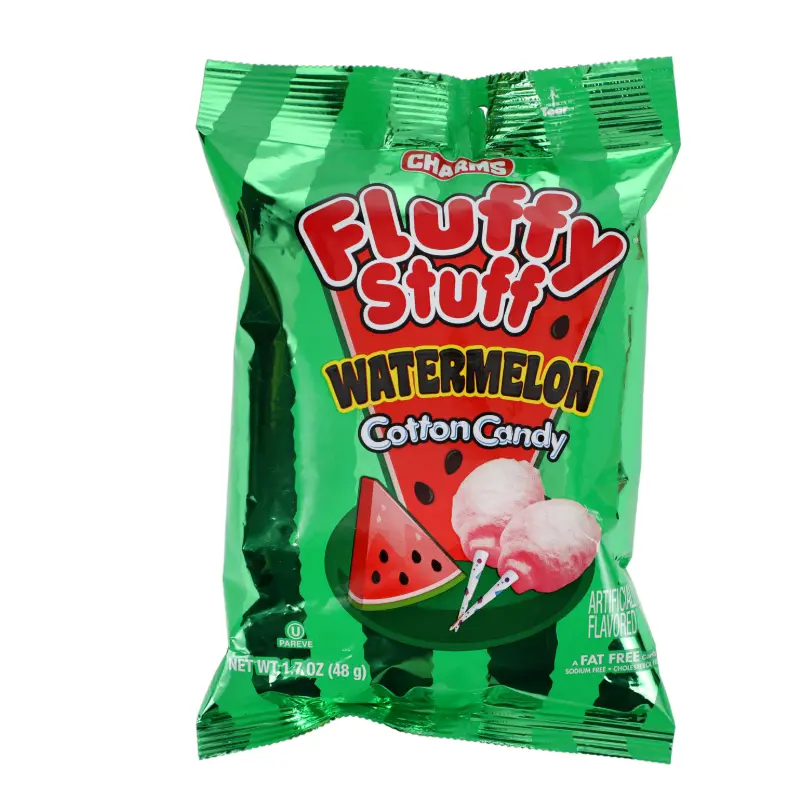 Charms Fluffy Stuff Watermelon-flavored Cotton Candy, 1-ct.