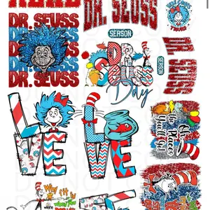 Dr Cat - 30x48 - DTF Direct to Film Gang Sheet Read Across America