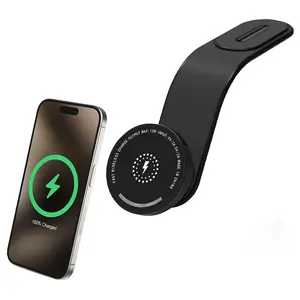 Magnetic car phone holder, magnetic phone stand, car phone mount, 360° adjustable flexible stand, dashboard wireless magnetic mount, Cell Phone Car Mount