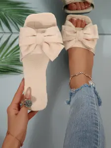 Women's New Plaid Square Toe Flat Sandals, Comfortable Slip-On Summer Shoes, Casual Fashion Footwear for Daily Wear