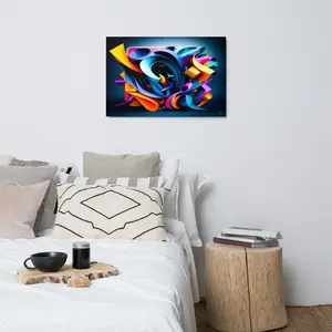 Abstract 3D art 5 Metal prints