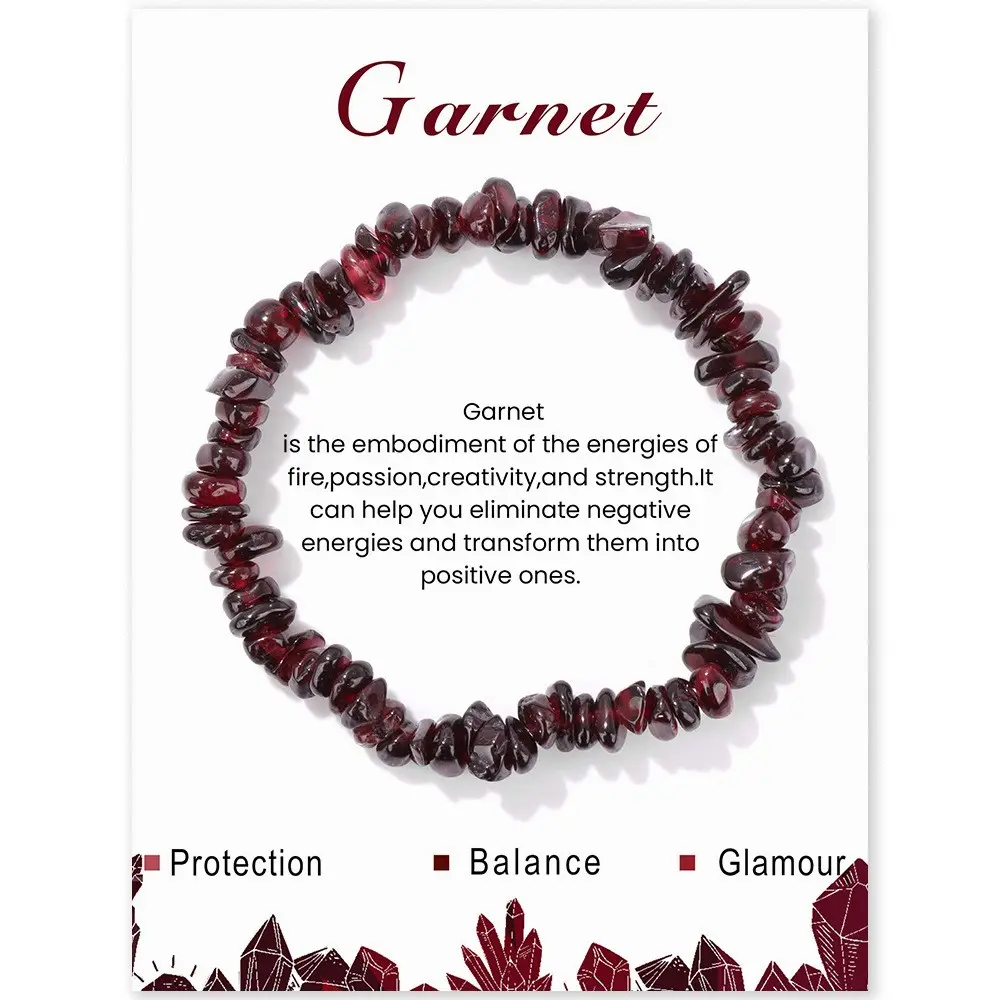 Natural Pomegranate Fragrant Stone Bracelet, Unique Handmade Jewelry, Perfect Gift for Loved Ones, Durable & Stylish Accessory