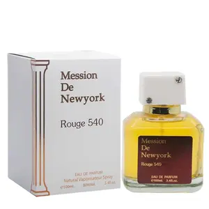 Mession de Newyork Rouge 540 by Secret Plus, Eau de Parfum Spray for Women, Casual Daily Cologne - Succulent Wild Berries, Daytime & Casual Use, for all Skin Types, 3.4 Fl Oz