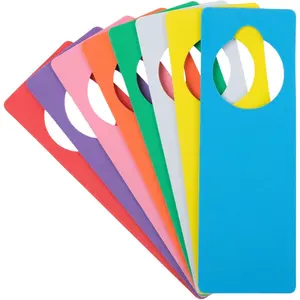 Door Hangers - 3.25 x 9.5 in, Pack of 24, 8 Colors -  Door Hanger Craft Kit for  Projects