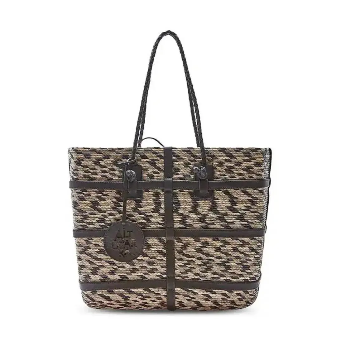 Altuzarra - Watermill Raffia East West Tote - Pinto