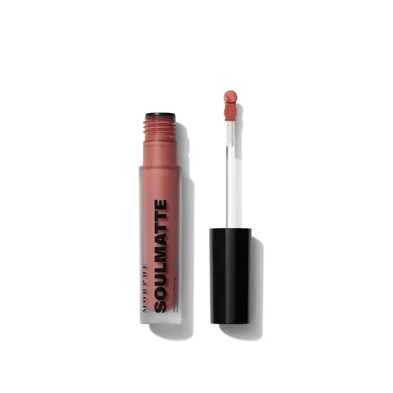 Morphe Soulmatte Velvet Lip Mousse, Long-Lasting Velvet Lipstick with Vitamin E