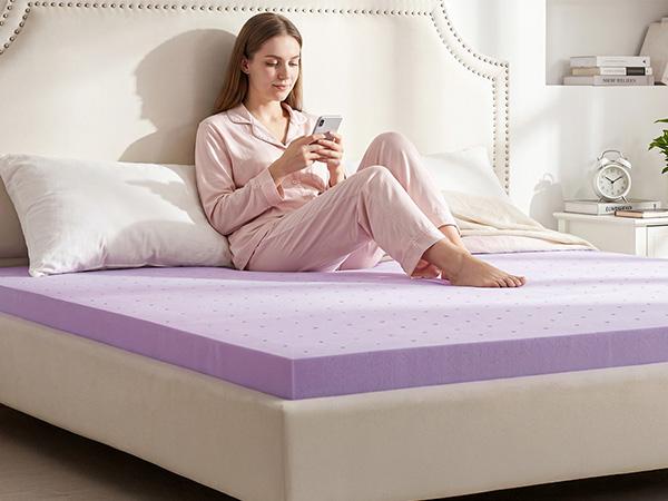 Mattress Toppers Memory Foam,Bed Topper Pad Cooling Gel Infused Soft Comfy Padding Breathable for Sleeper Sofa Couch RV Camper, CertiPUR-US Certified, Beds/Sofas/Couch, Gel Infusion