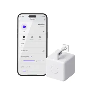 MOES Zigbee Fingerbot Plus, Require MOES Zigbee Hub, Smart Button Pusher No Wiring Switch, Upgrade with Touch Control,Support Alexa, Compatible with Tuya Smart Life