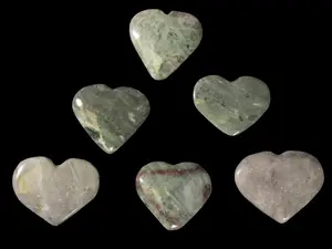Green Onyx Heart Crystal for Home Decor