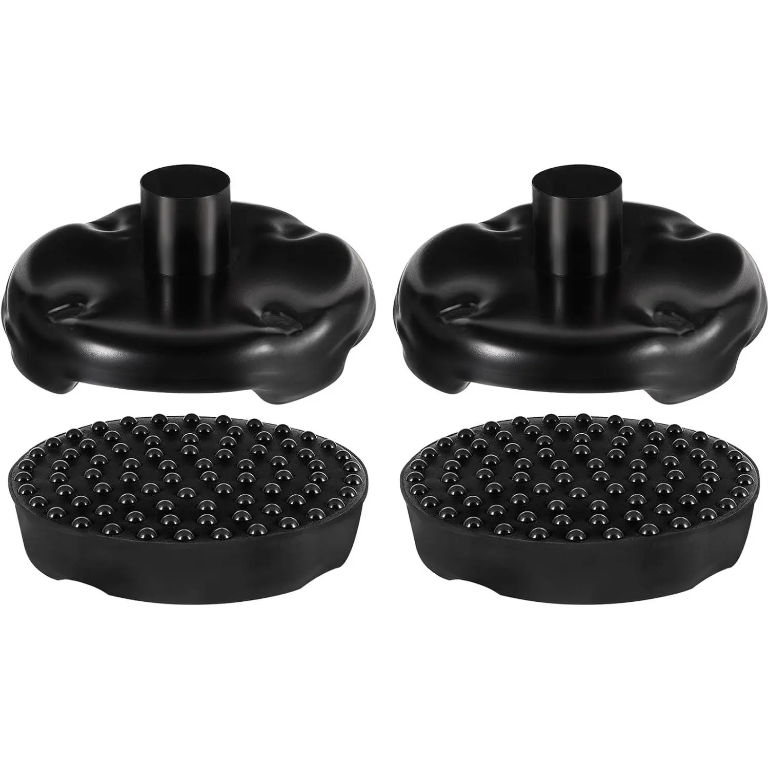 High-Strength 2-Pack 4T Jack Saddle Pad Adapters, Safety Lift Guard Point Protectors for Vehicle Lifting, Car & Truck Repair Floor Jack Accessories