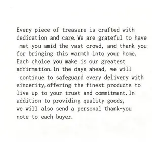 Sincere thanks to the buyer