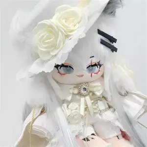 Original Handsome White Knight European Vampires Dress Suit For 20cm 30cm Doll Toy Costume Clothes Cosplay KN Kids Gift Cute