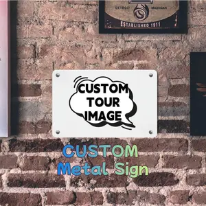 Custom Metal Sign, Personalized Photo , Custom Design Metal Sign for Garden Yard Dorm Room valentine's gift for bf