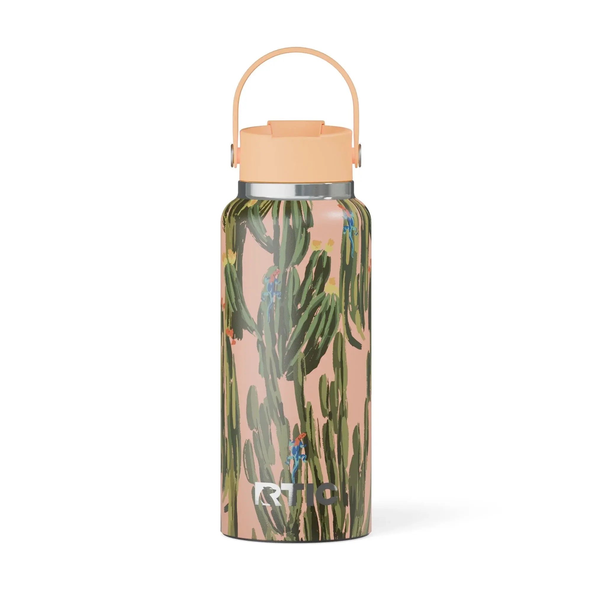 RTIC 32 oz Outback Ceramic Lined Insulated Water Bottle, Leakproof, Cute Print