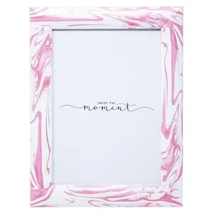 Pink Marble Picture Frame
