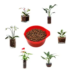 Premium LECA Clay Beads, Clay Pebbles, Grow Rocks, Clay Balls, Hydroponic Growing Medium – 2.5-LB Bag