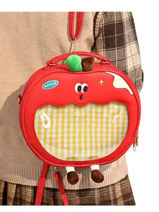 Apple Shoulder Pain Bag, Second-Space Doll Bag, Crossbody Large Capacity, High-End Daily Use, New Year Gift, Micro-Pain Design