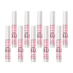 Makartt Super Strong Nail Glue for Acrylic Nails Press On Nails Professional Nail Adhesive Bond Nail Tips Glue for Stick On Nails Long Lasting Nail Glue for Fake Nails Broken Nails Repair 0.07oz 10Pcs Nail Art Nail Care