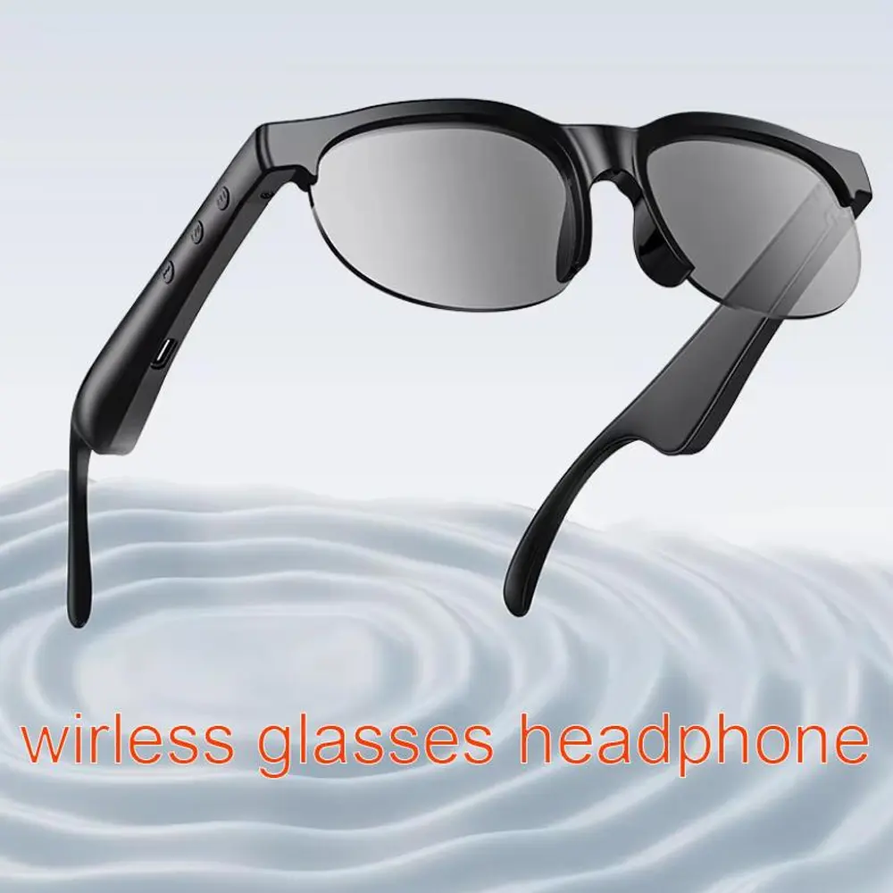 TEMPOMIND Unisex Wireless Audio Eyewear - Bluetooth Headphone Glasses, Multifunctional Smart Wearable Tech Gadget, Outdoor Use for Walking, Mountain Climbing, Not Water Resistant