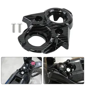 Key Switch Cover for Surron Light Bee X S and Segway X160 X260, Ignition Lighter Plate Sur Ron Parts,Imitation Carbon Fiber Suron Accessories