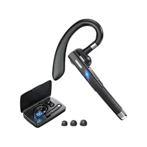 YYK-525 Wireless Bluetooth Headset with LED Display Case Portable Hands-Free Call Earphone for Daily Use Bluetooth Earbuds Electronic Audio
