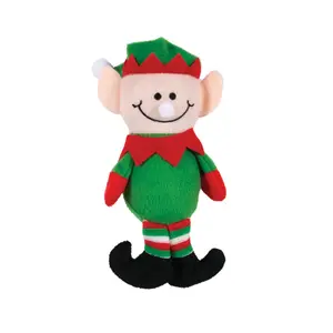 Christmas Red & Green Stuffed Elves - 12 Pc.