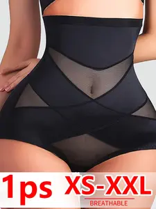 3-in-1 BBL Faja Shapewear for Women: High Waist Tummy Control Shorts with Removable Hip Pads, Seamless Waist Cincher & Breathable Mesh Body Shaper for Under Dress