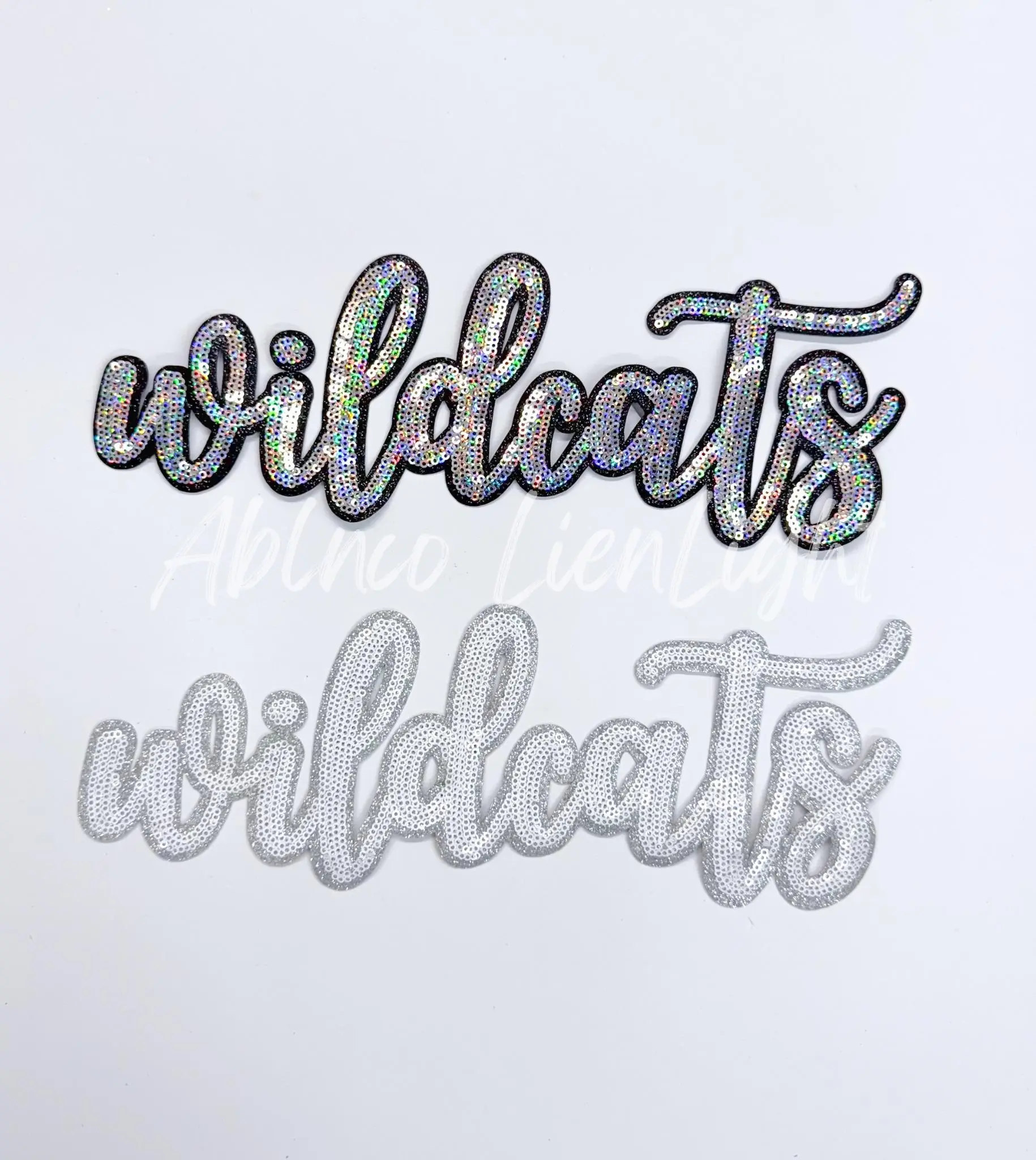 Wildcats Cursive Letter Mascot Gameday Sequins Patch - TikTok Shop