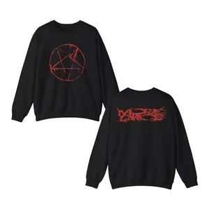 Carson Ken More Chaos Pentagram Sweatshirt Album Tour Merch, Hip Hop Concert Tshirt, Unisex Graphic Tees, Vintage Streetwear Style Tee, 90s Music Merch, Y2K Clothing, Rapper Outfits, Men's Tour Fashion, Gift For Fans